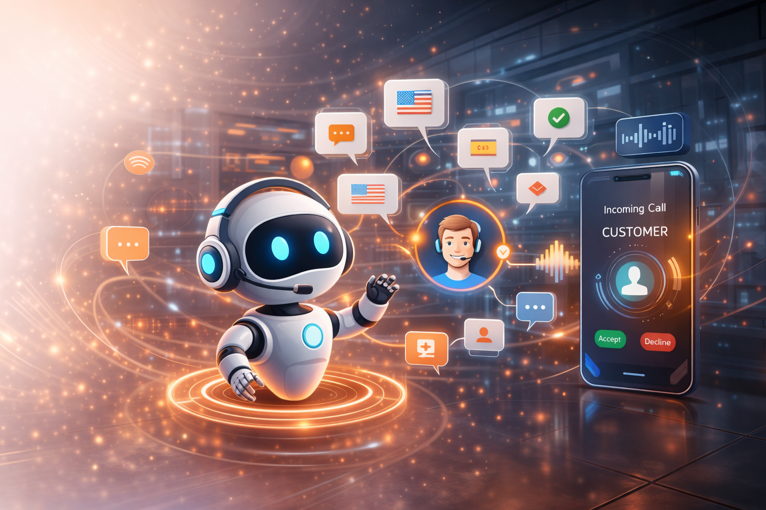 AI Solutions & Automation voice assistant